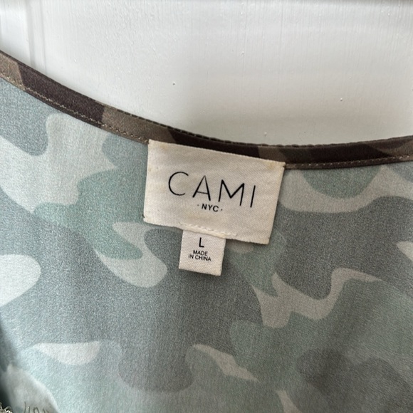 Cami NYC silk camo camisole sz L - Picture 2 of 2